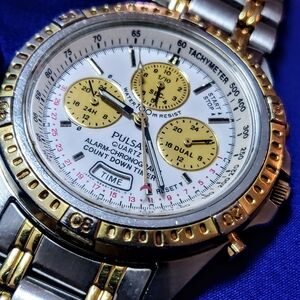 Pulsar by Seiko Multifunction Chrono Mutil-Dial Men's Watch 40mm N944